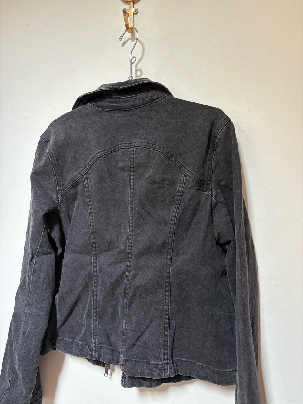 NWOT Free People We The Free River Denim Jacket Size XL - Picture 15 of 15